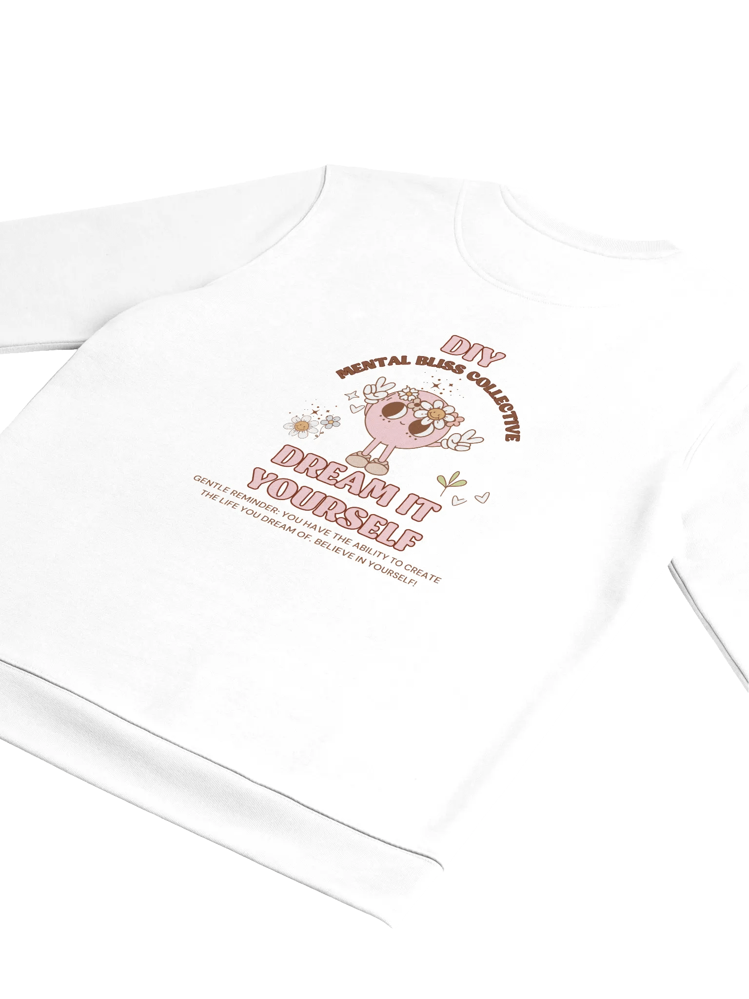 DIY Dream It Yourself Unisex Organic Cotton Sweatshirt – Believe in Your Dreams and Make Them Real product image (4)
