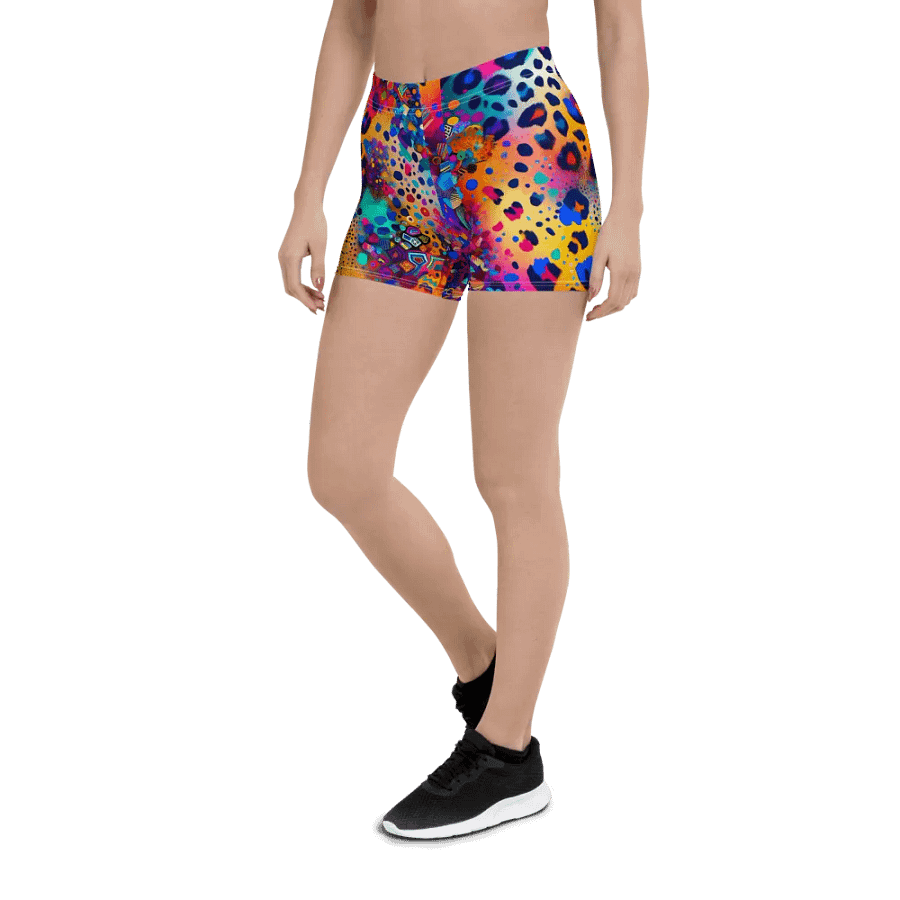 Electric Jungle Leopard Shorts product image (5)