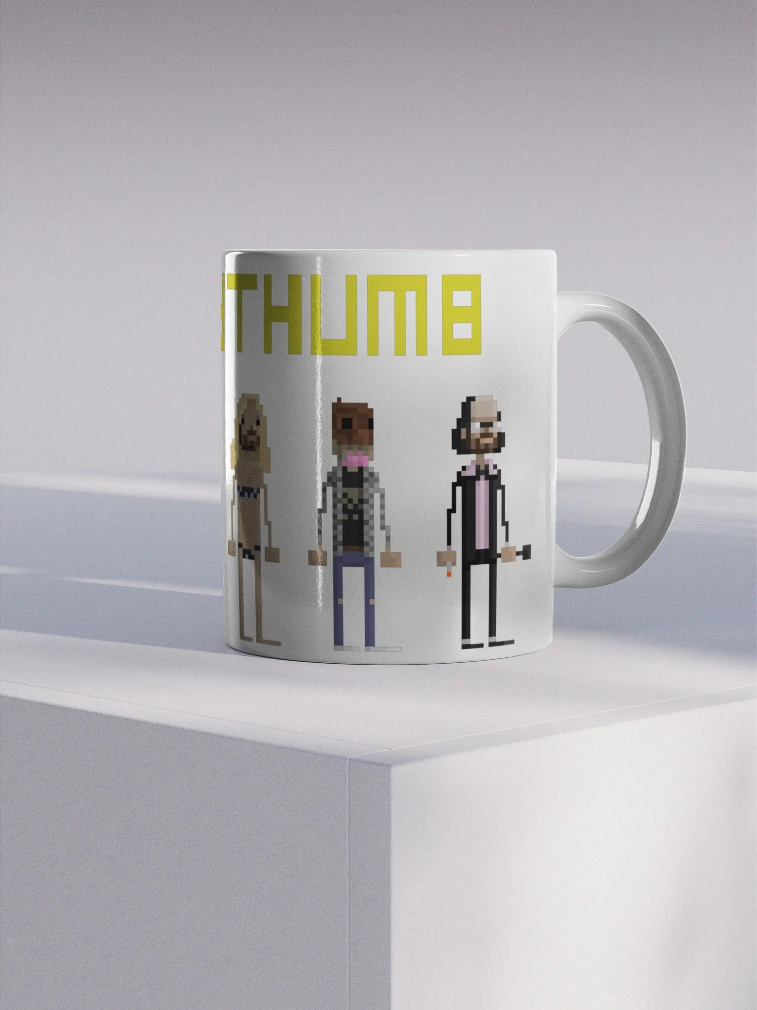 8 Bit Characters Mug product image (4)