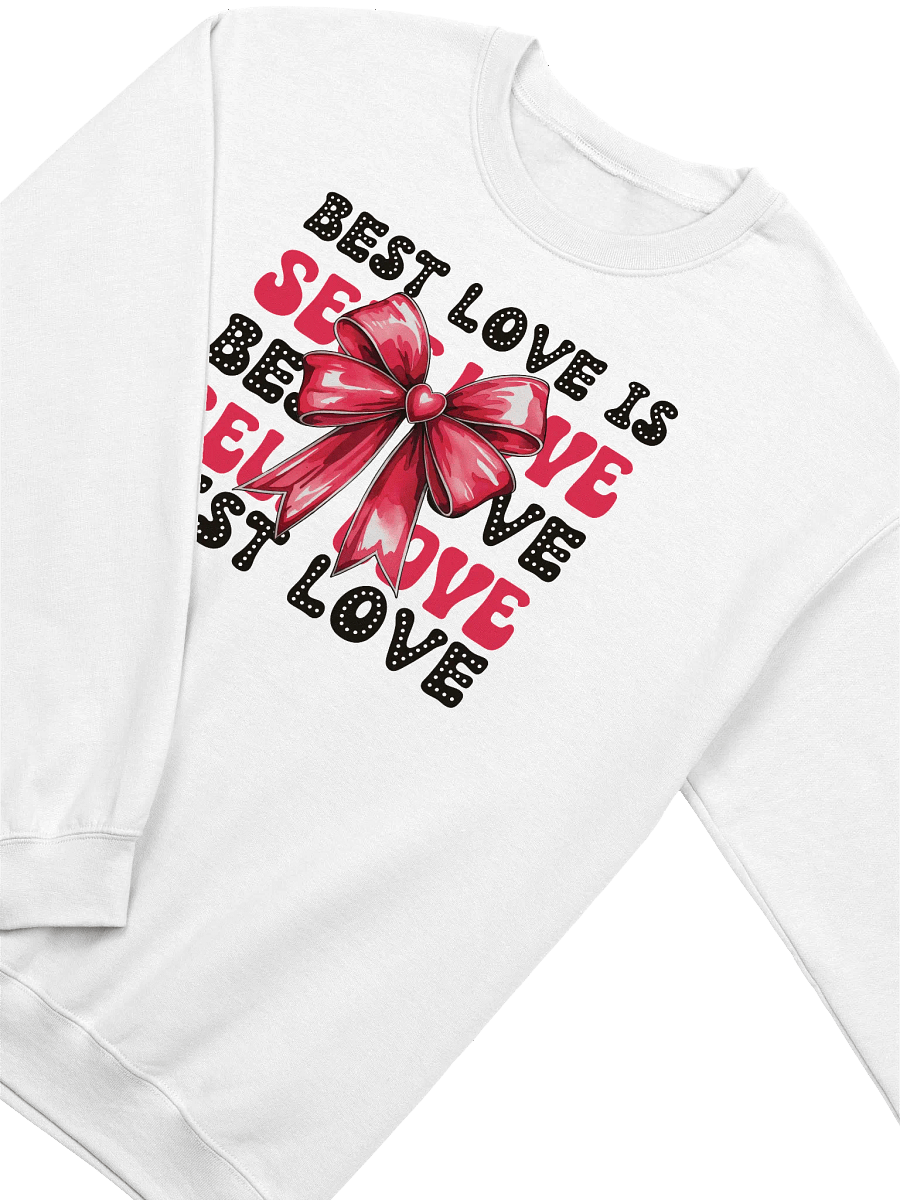 Self Love Pink Bow Crewneck product image (7)