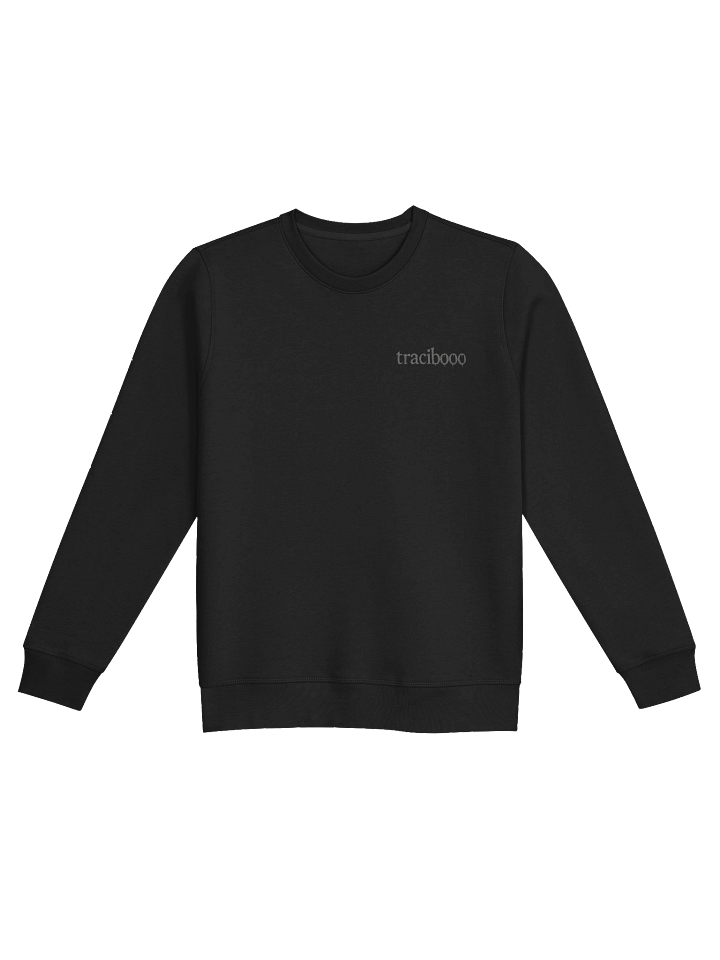 Tracibooo Classic Grey/Black Crewneck product image (1)