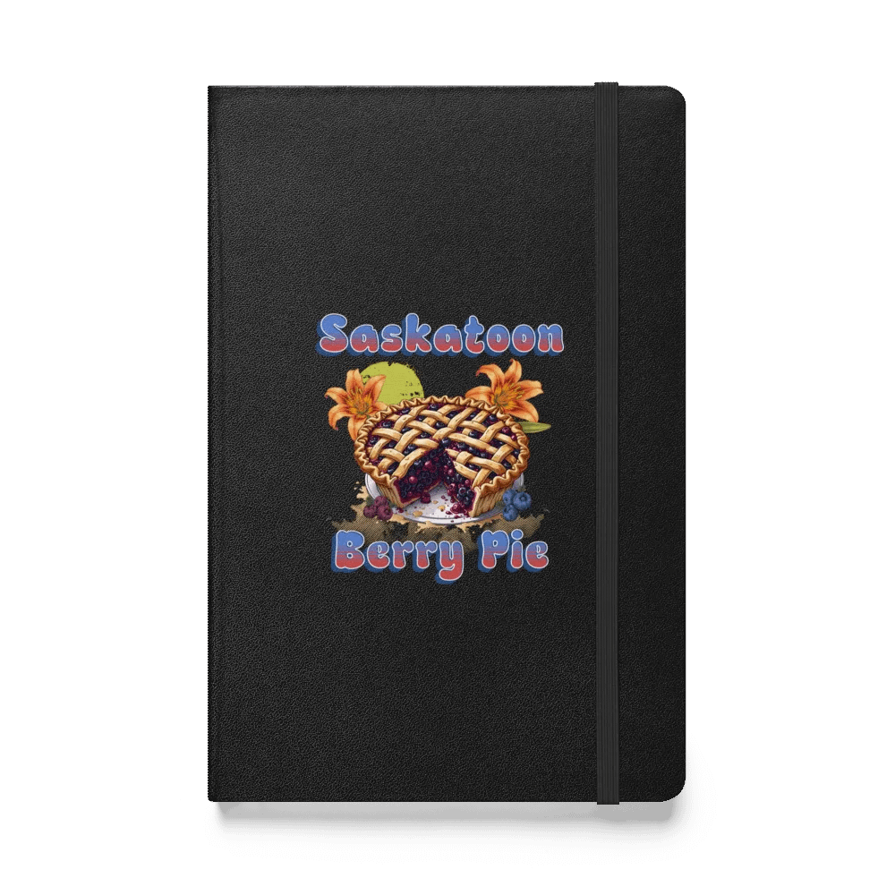Saskatoon Berry Pie Hardcover Notebook product image (1)