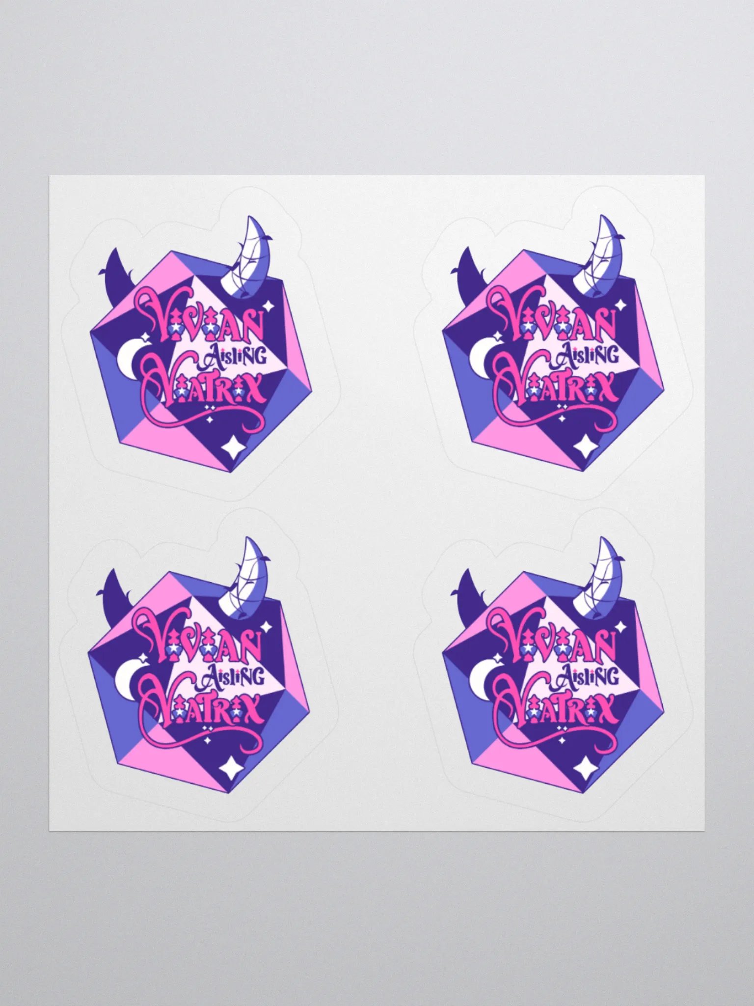 Vivian Aisling Viatrix Logo Sticker Sheet product image (1)