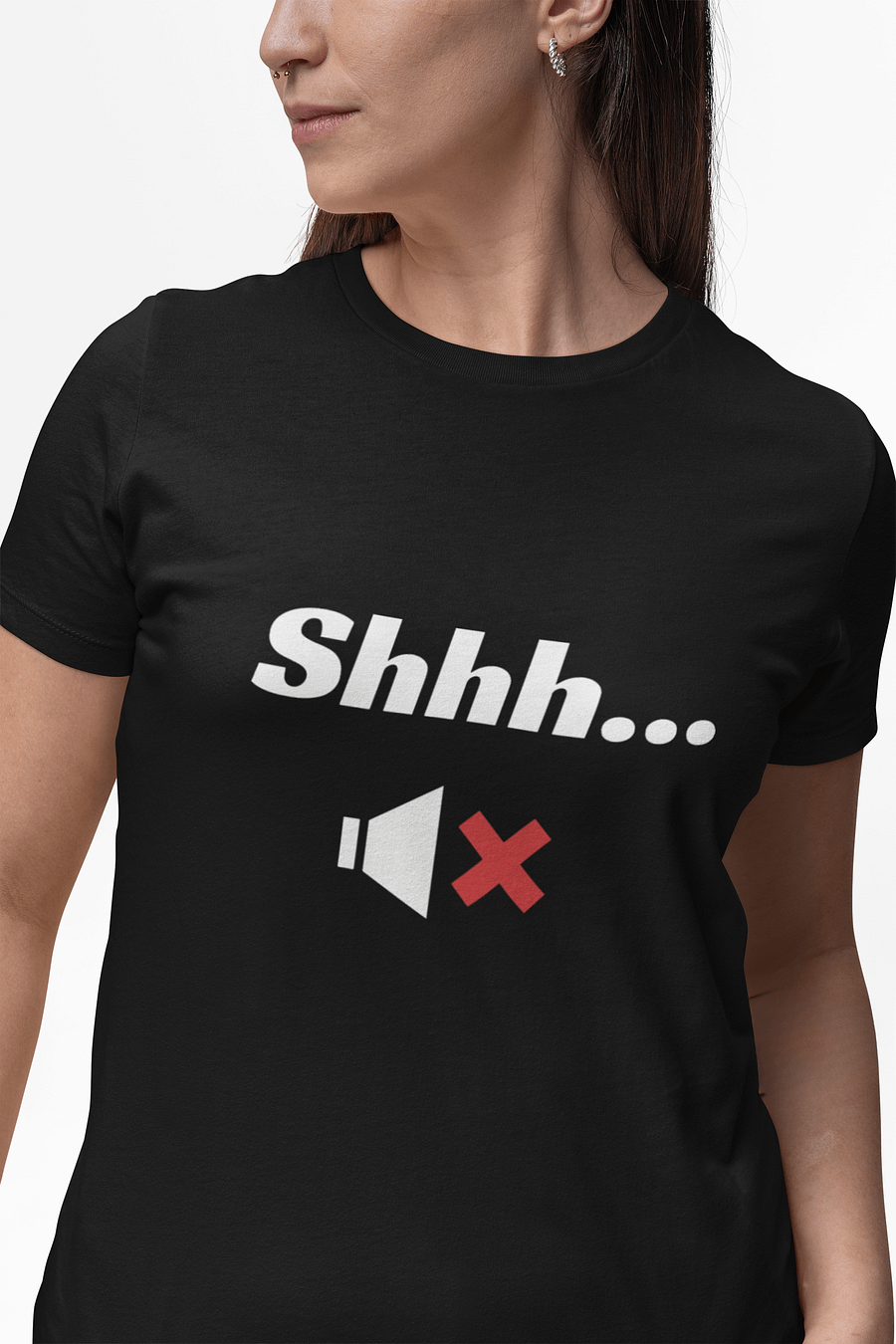 Shhh Design T-Shirt #518 product image (4)