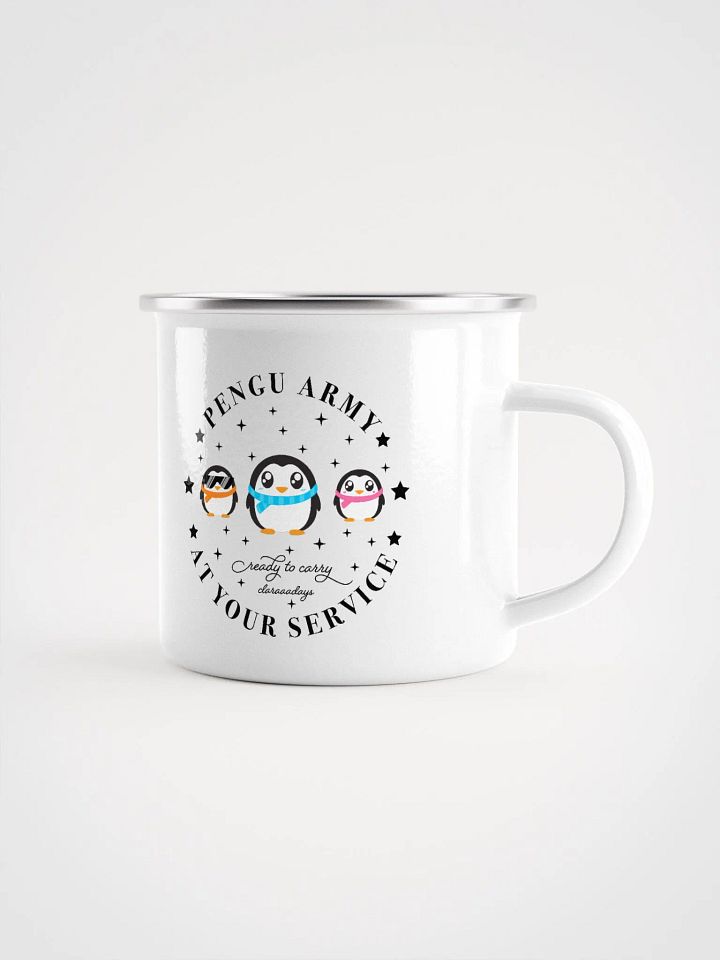 Pengu Army Enamel Mug product image (1)