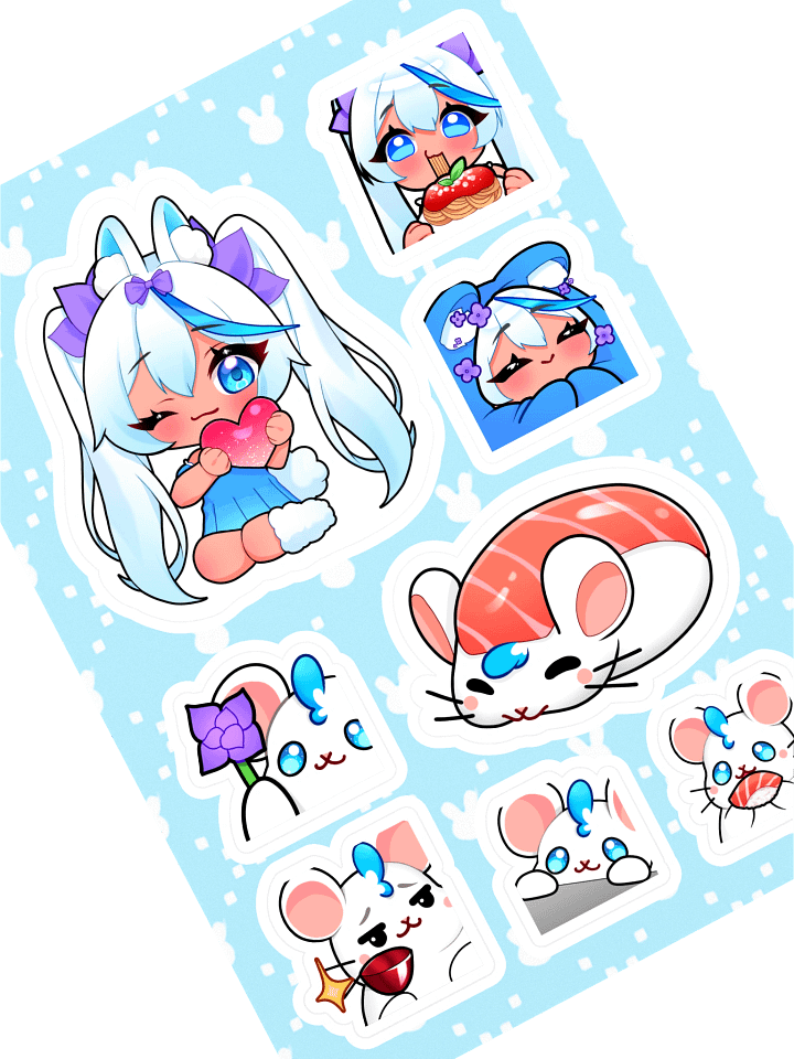 Yoshi & Snekie - Sticker Sheet product image (1)