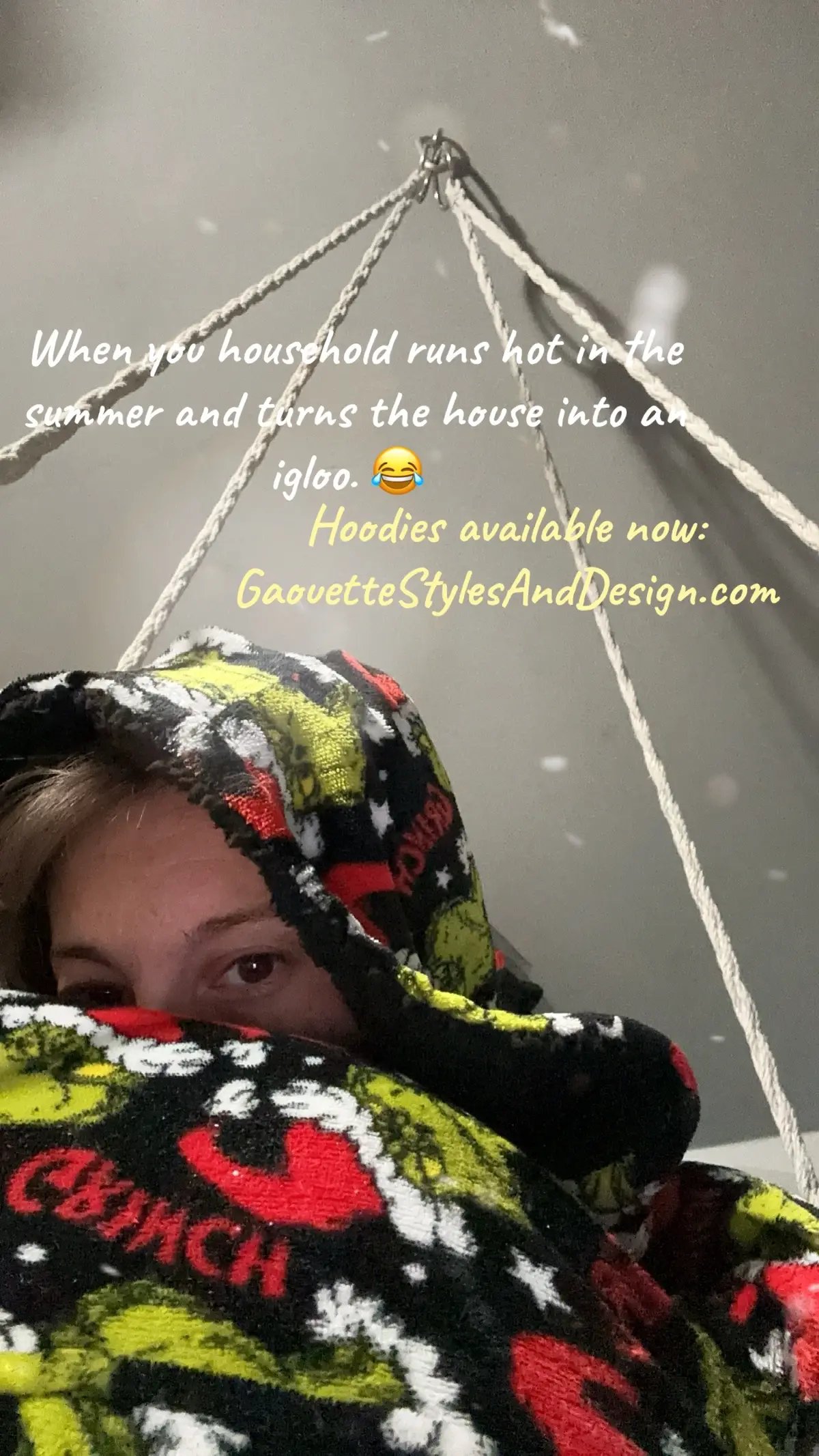 Anyone else love the heat?? No ? Just me??  lol. Come grab a Newly designed tank or hoodie whatever your summer needs!!! #hoodie #tank #tanktop #leggings #custom #merch #Fourthwall #crafts #handmade #customgifts #gifts #likewhatyoulike #twitch #twitchstreamer #colorful #creative #weird #different #summer #airconditioner #coldblooded 