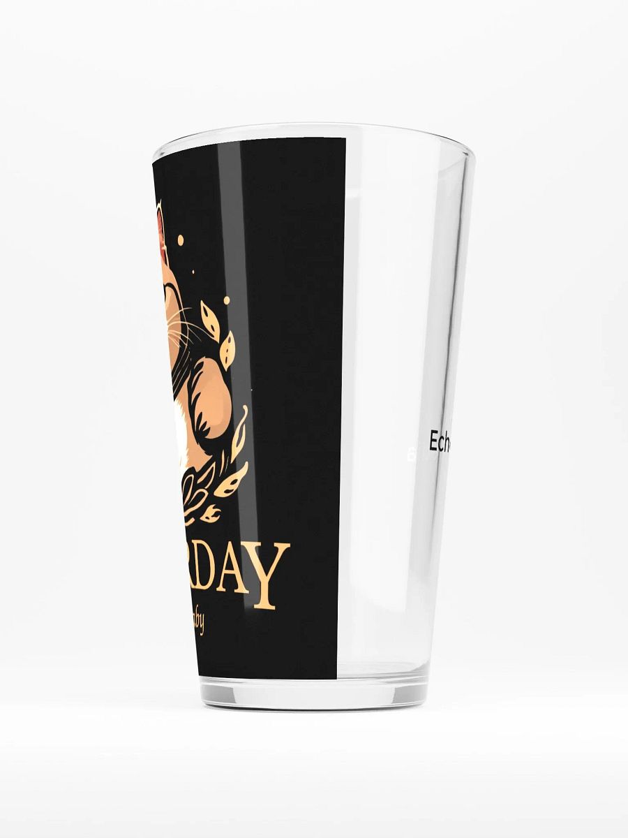Caturday Pint Glass - Big Orange Kitty - Stable Diffusion product image (3)
