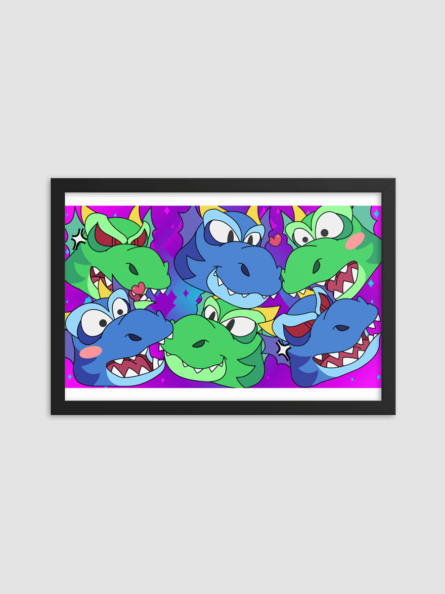 Lots of Dragons Enhanced Matte Paper Framed Poster product image (8)
