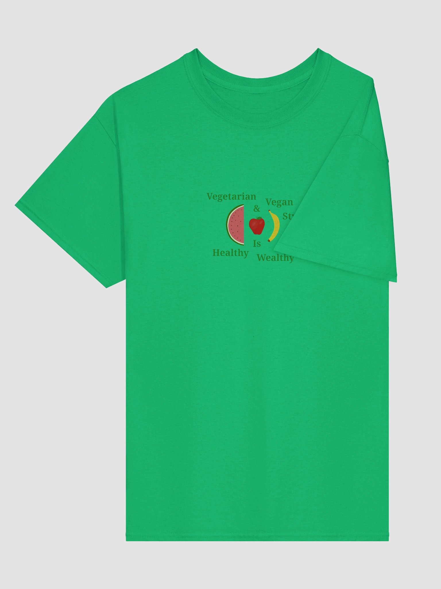 Green & Fresh Vegan Vibes T-Shirt product image (3)
