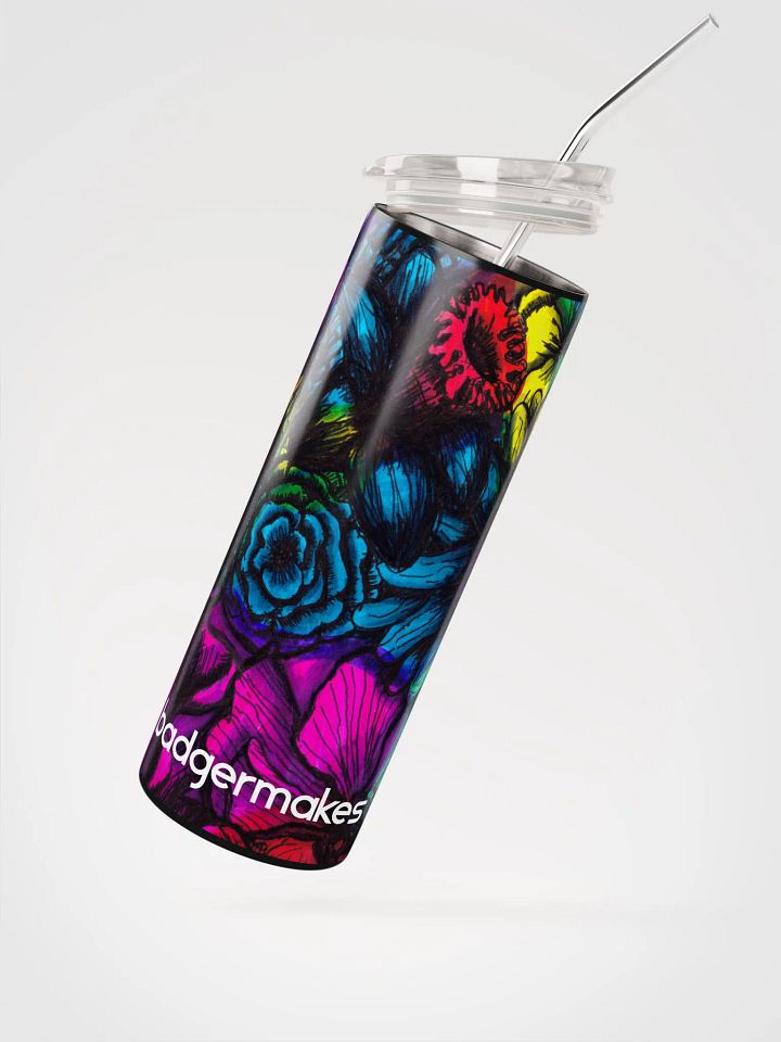 BadgerMakes Tie-dye 20oz Tumbler w/ Straw product image (2)