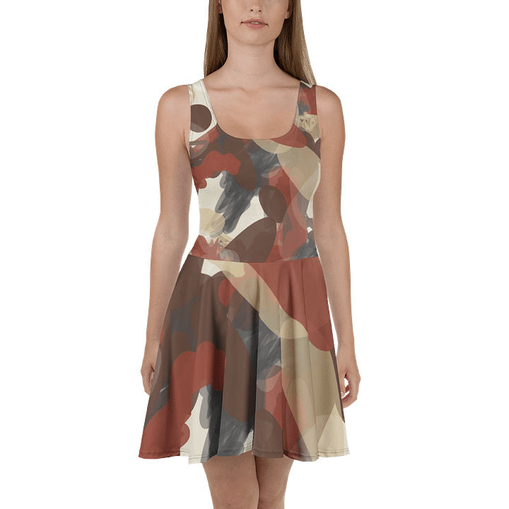 Chaos in Color Skater Dress product image (2)