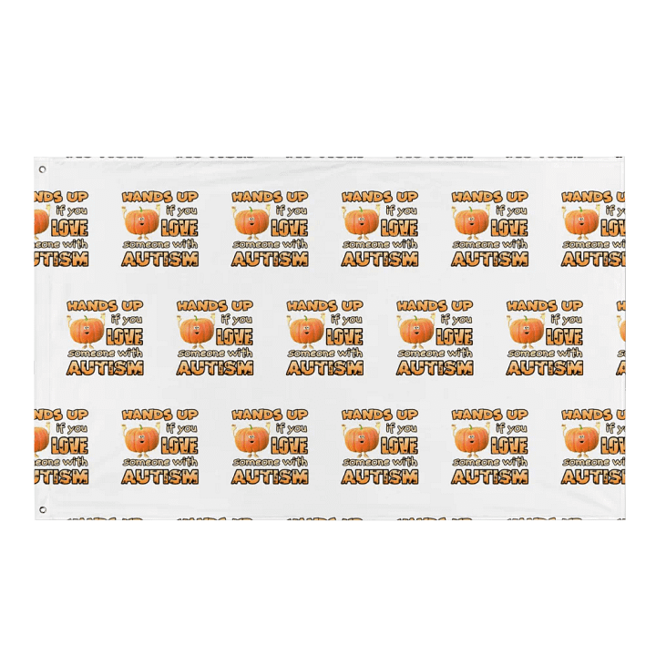 Autism Awareness All-Over Flag product image (1)