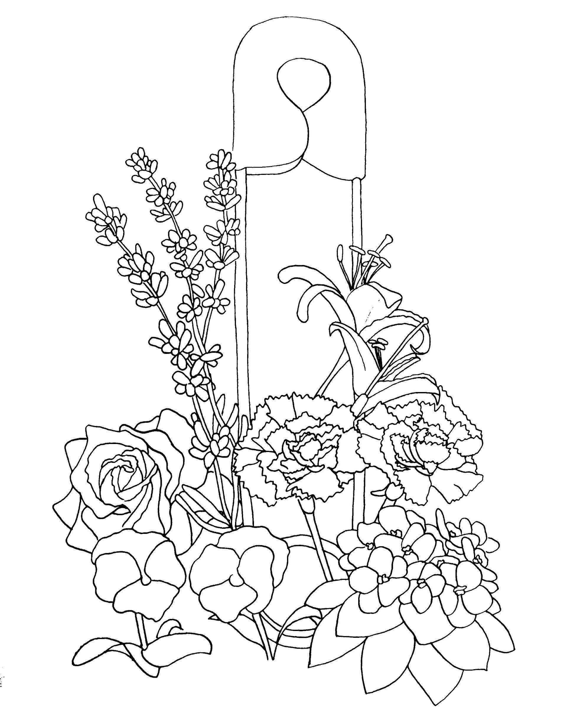You are safe with me Colouring Page (Digital Download) product image (1)