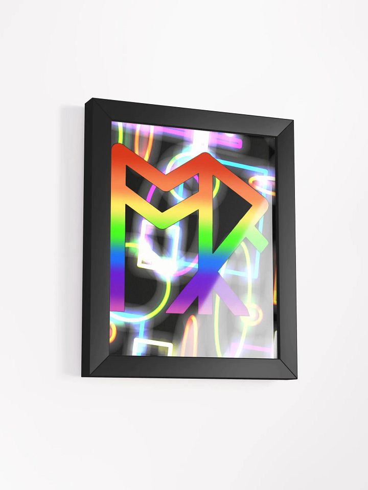 ToRk Rune Framed High-Quality Matte Poster (LGBT Tones) product image (14)