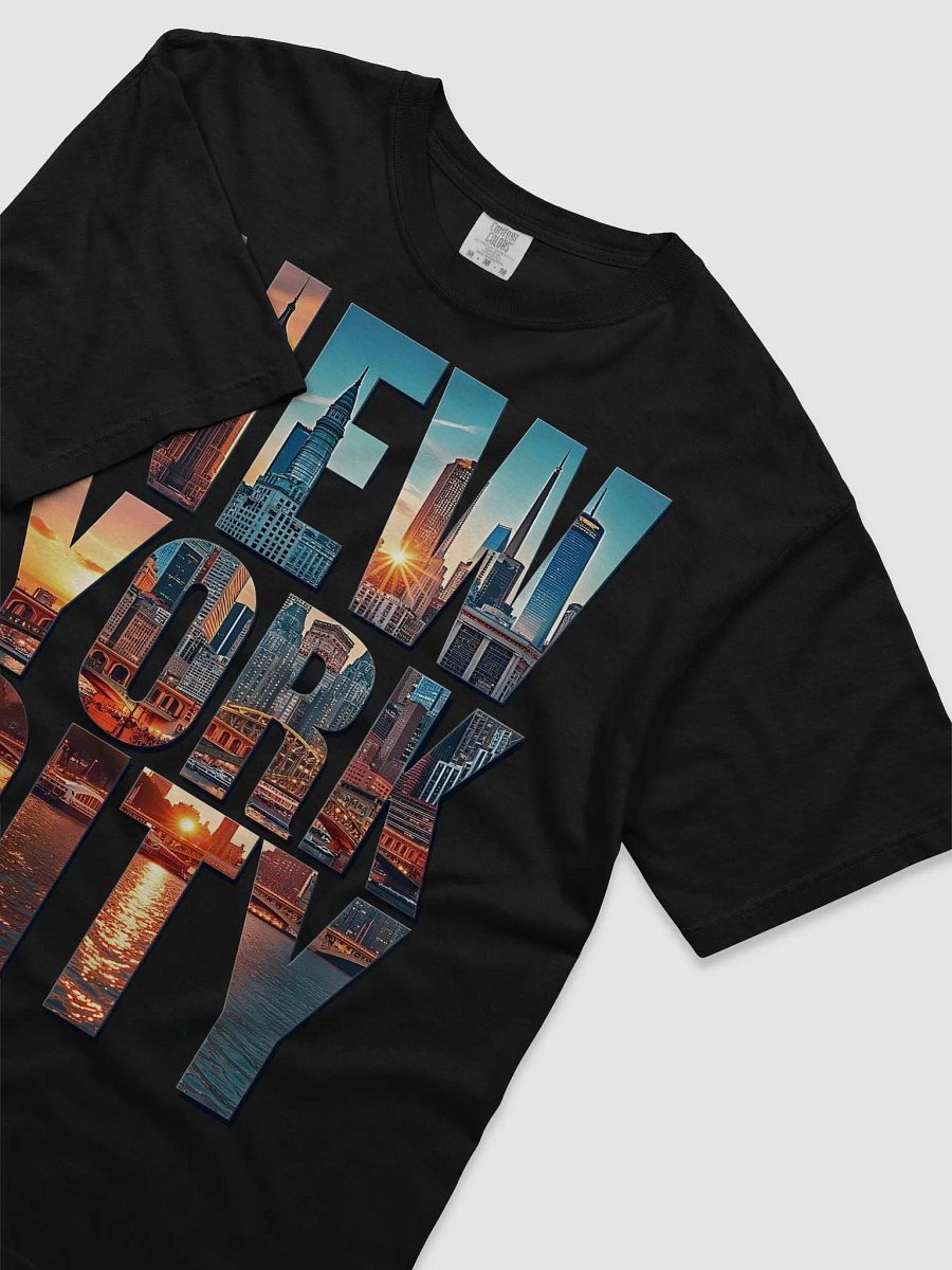 Bold New York City Skyline T-Shirt – Urban Color Pop Design product image (3)