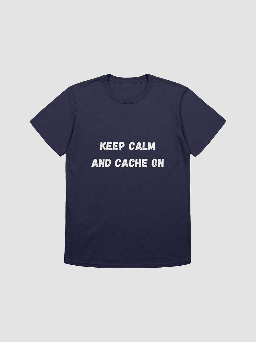Keep calm and cache on - Cool and Casual Geocaching T-Shirt product image (27)