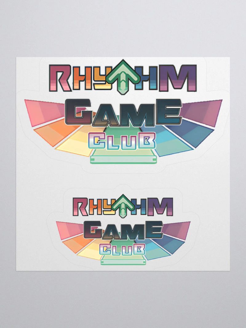 Rhythm Game Club Stickers