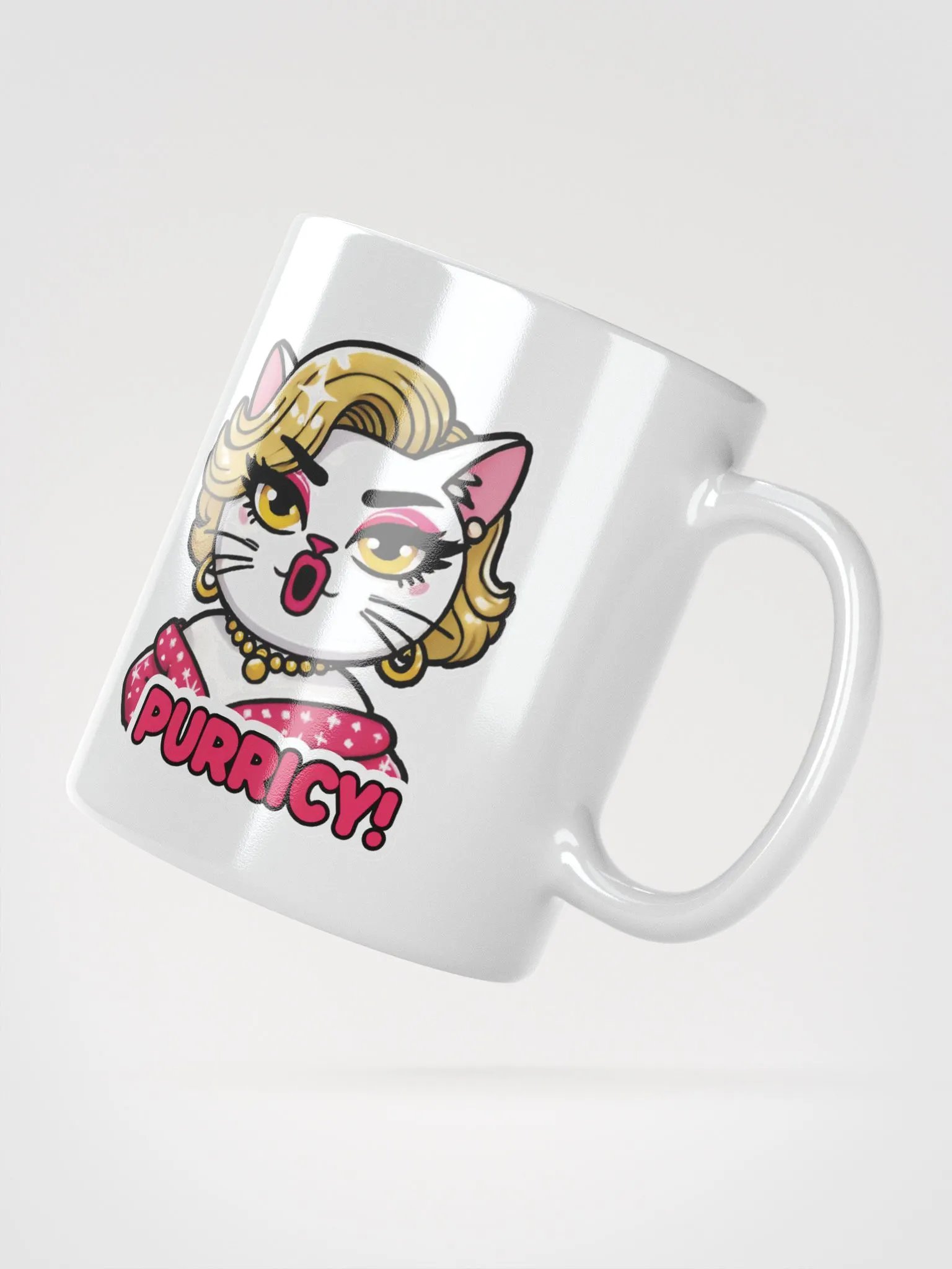 Purricy! White Glossy Mug product image (2)