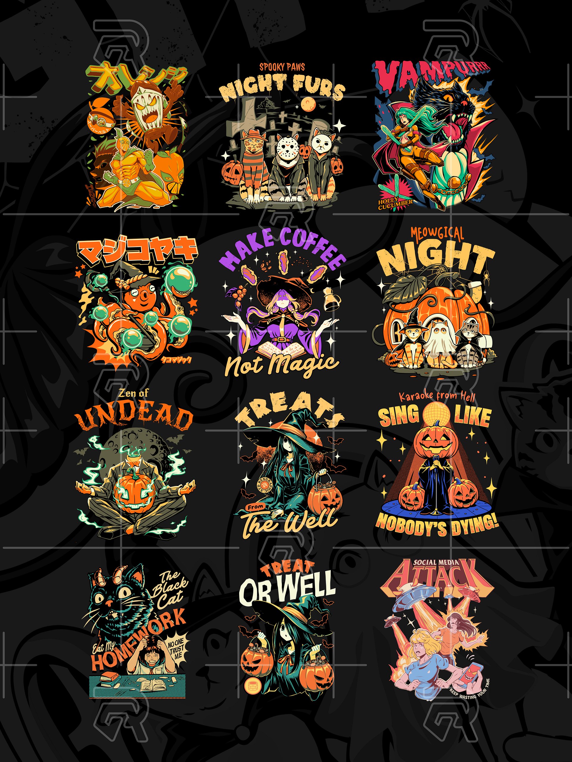 Halloween T-Shirt Design Bundle (for commercial use) product image (2)