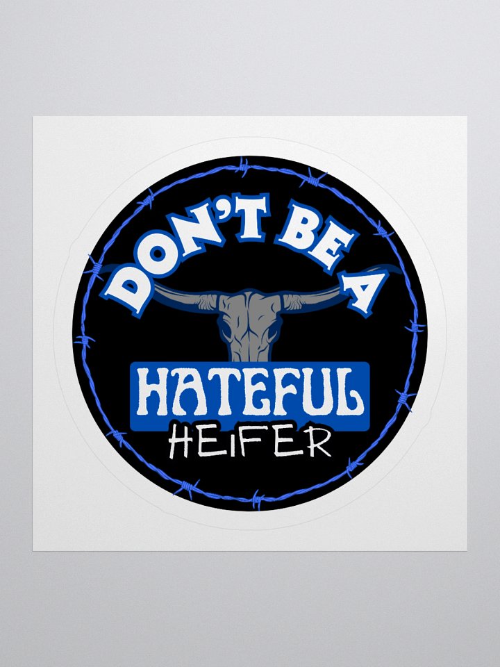 Hateful Heifer Kiss Cut Stickers product image (2)