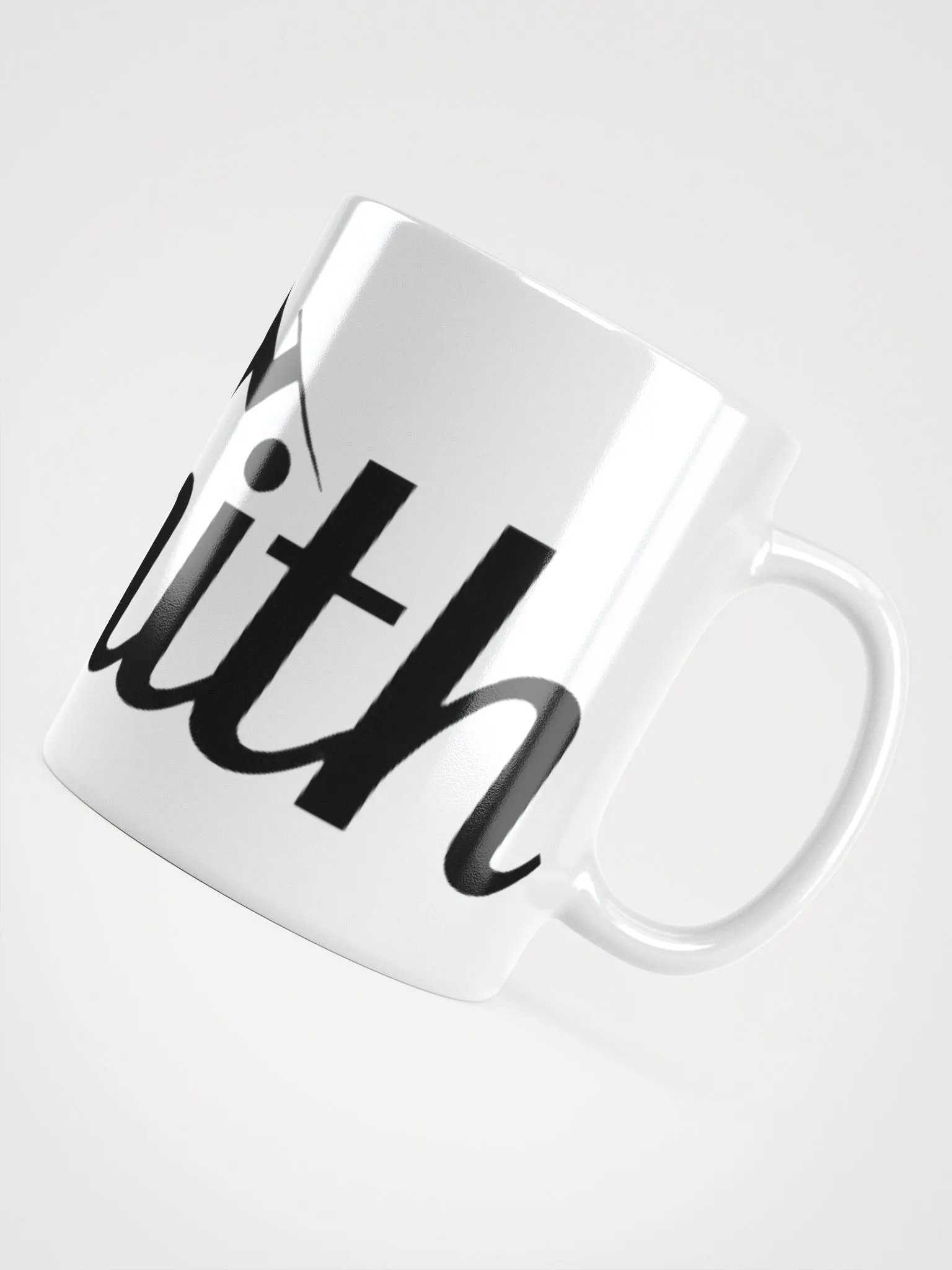 Zenith White Glossy Ceramic Mug with Exclusive Mountain Design - Dishwasher & Microwave Safe product image (2)
