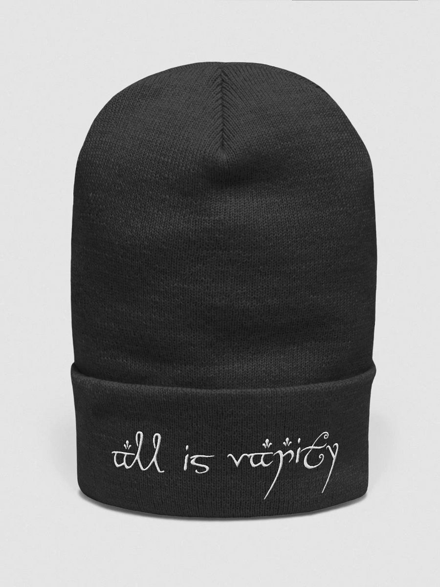 All Is Vanity Beanie product image (2)