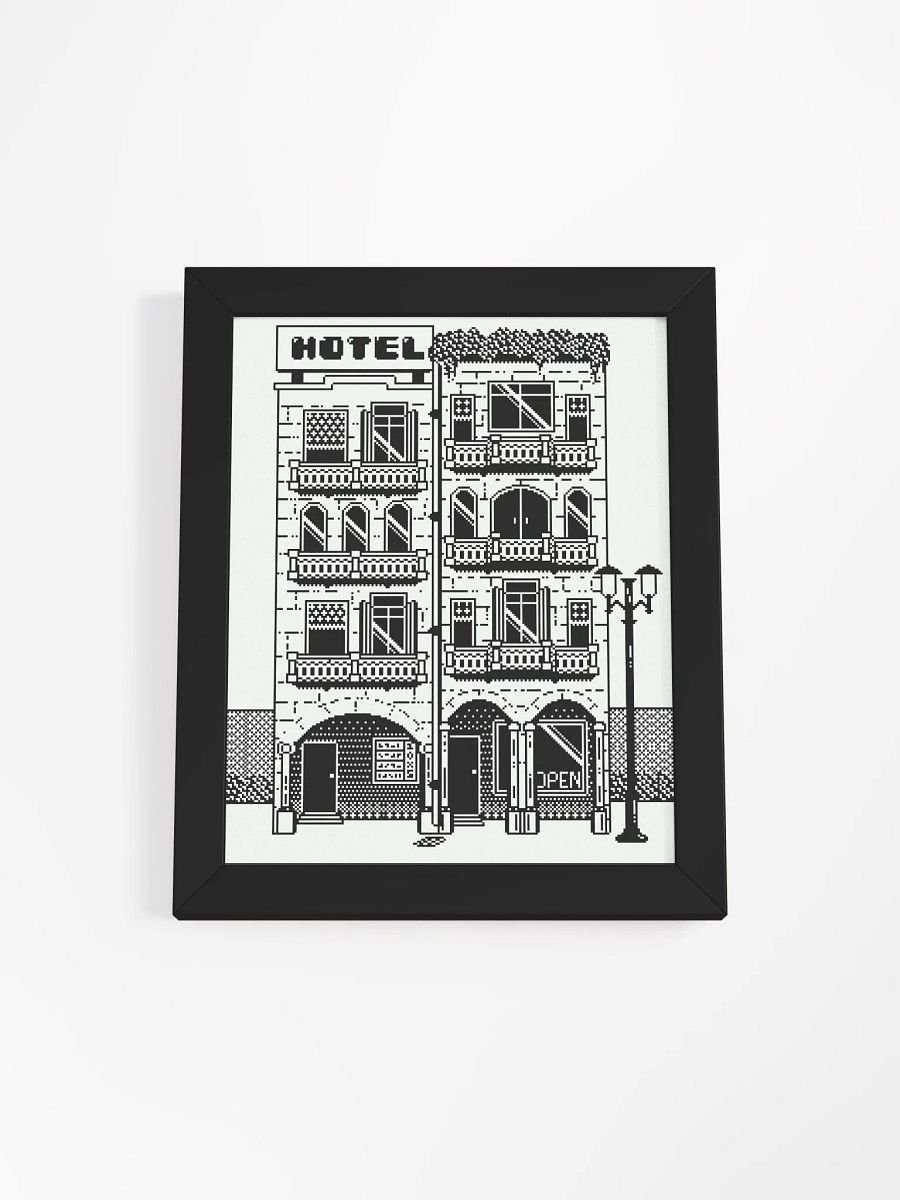1-Bit Valencia-Inspired Building Pixel Art product image (3)