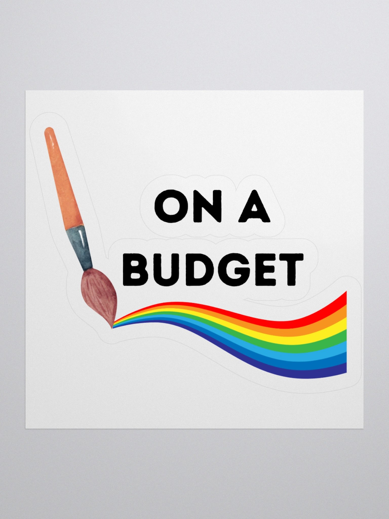 On a Budget Sticker product image (1)