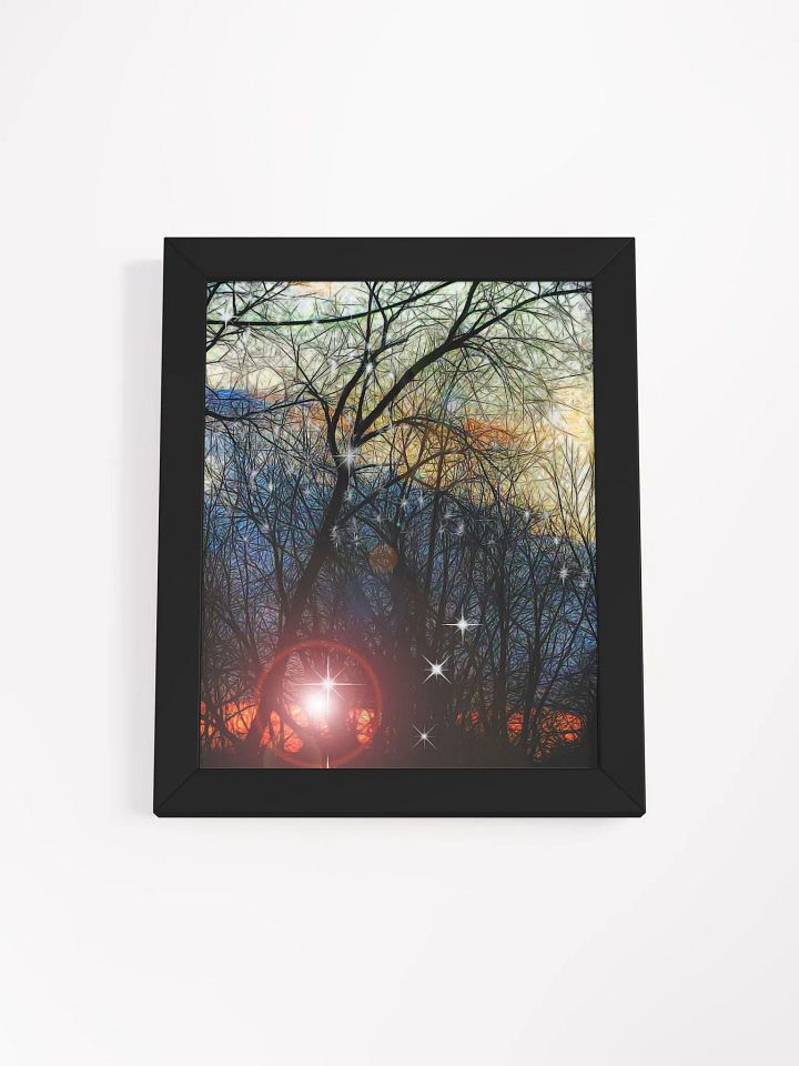 Feb Sunset Think of Snow Framed Poster product image (22)