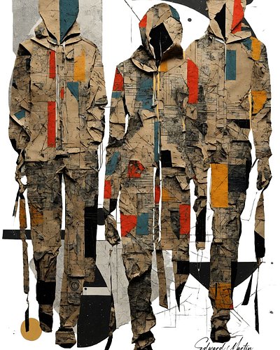 🙂Rise Up by Edward Martin. Mixed Media Collage Prints are available 🙂