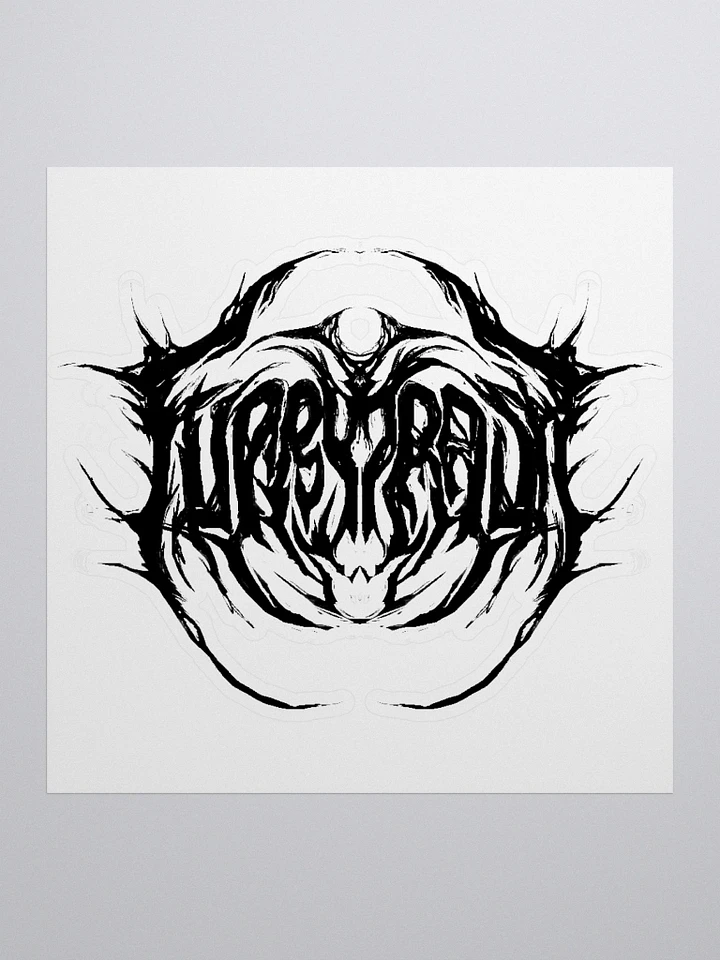 Furry Trash Metal Logo Sticker product image (1)