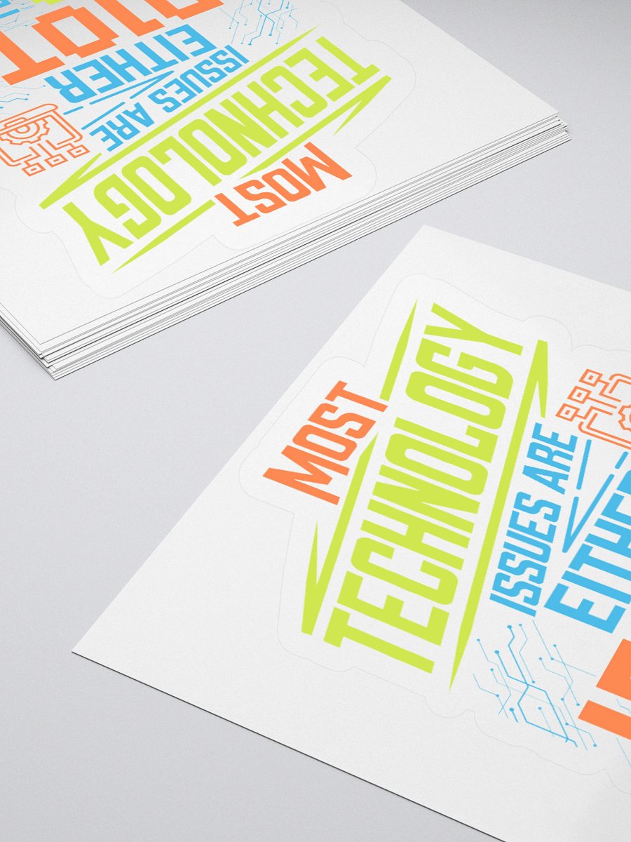 ID10T or ESO Kiss Cut Sticker product image (4)