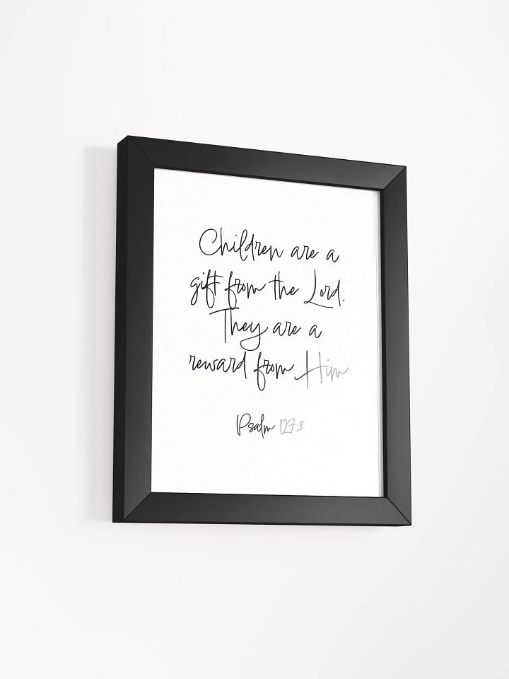 Children are a Gift - Framed product image (11)