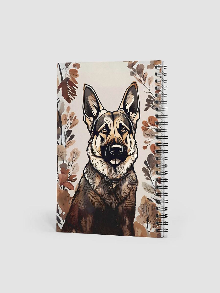 Autumn German Shepherd Spiral Notebook product image (3)