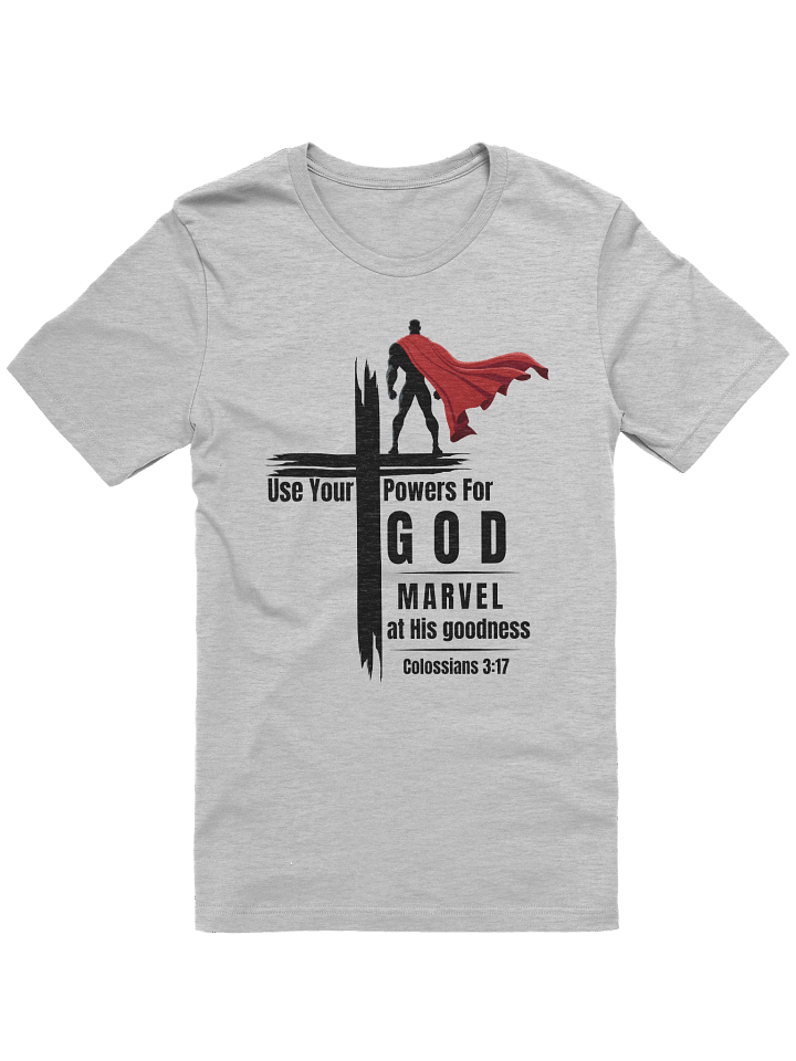 Marvel at His Goodness Christian Superhero T-Shirt product image (2)