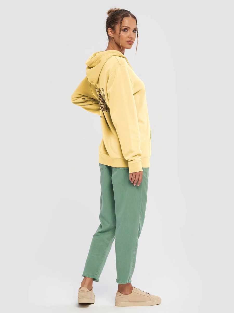 Fear Inspires, Design Transforms Graphic Hoodie Pigment-Dyed Hoodie product image (4)