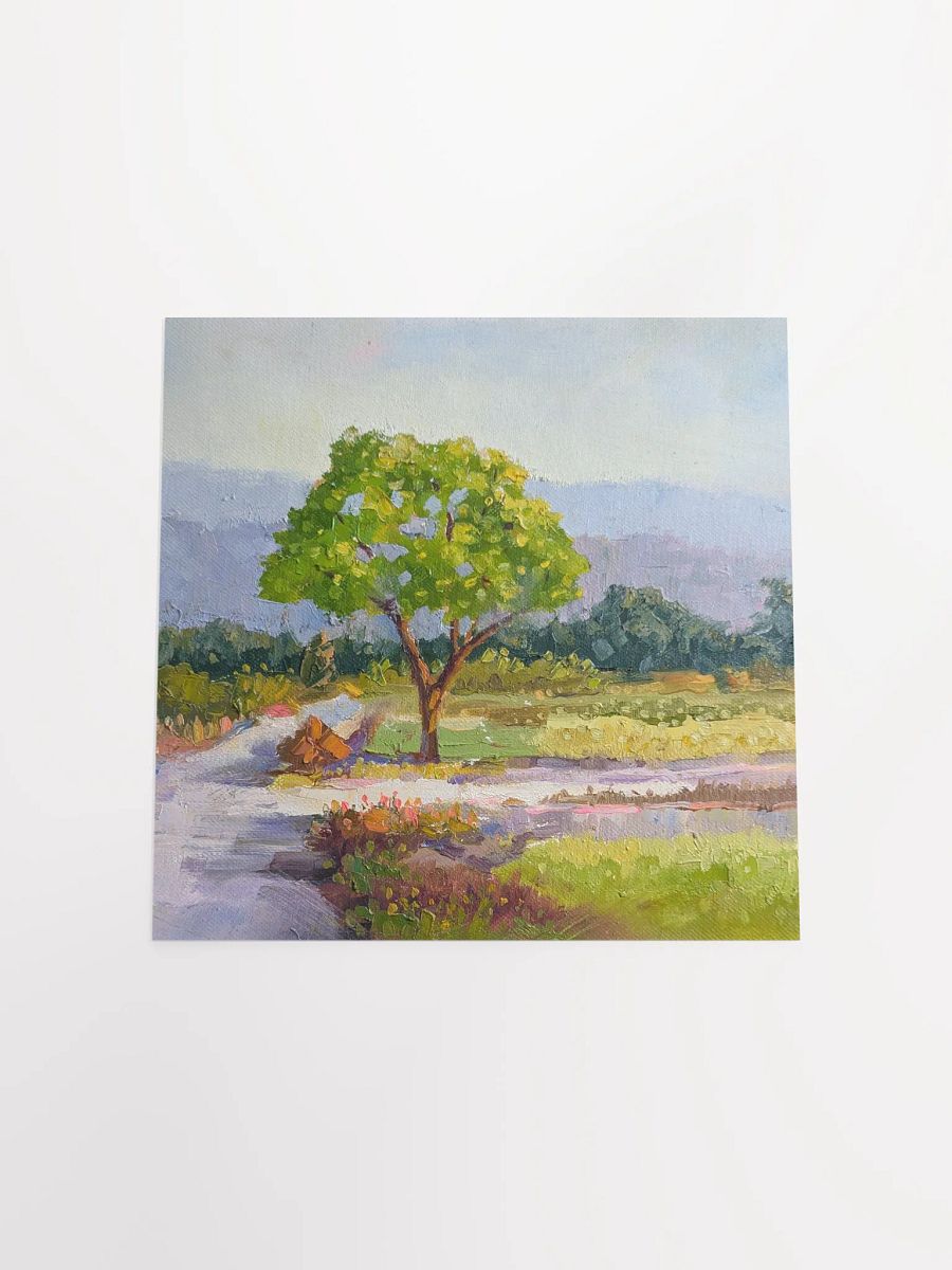 A tree by a country lane-Oil Painting Paper Poster product image (20)