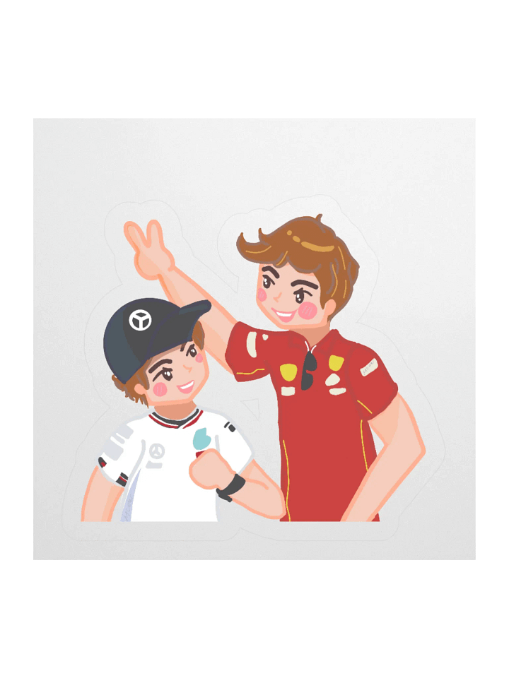 Ollie and Kimi Sticker product image (1)