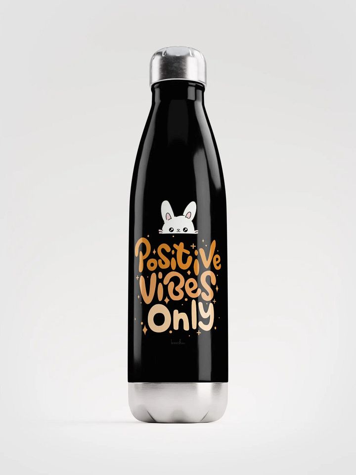 Keechu Positive Vibes Only Stainless Steel Water Bottle product image (1)