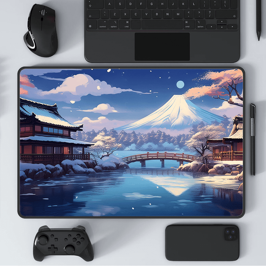 Tranquil Winter Large Mouse Pad (12 x 18) product image (1)