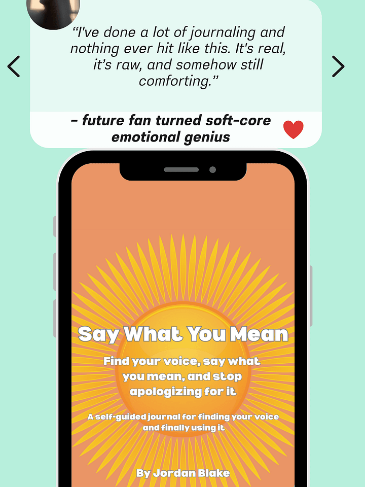 Say What You Mean: A Self-Guided Journal to Help You Communicate Better product image (1)