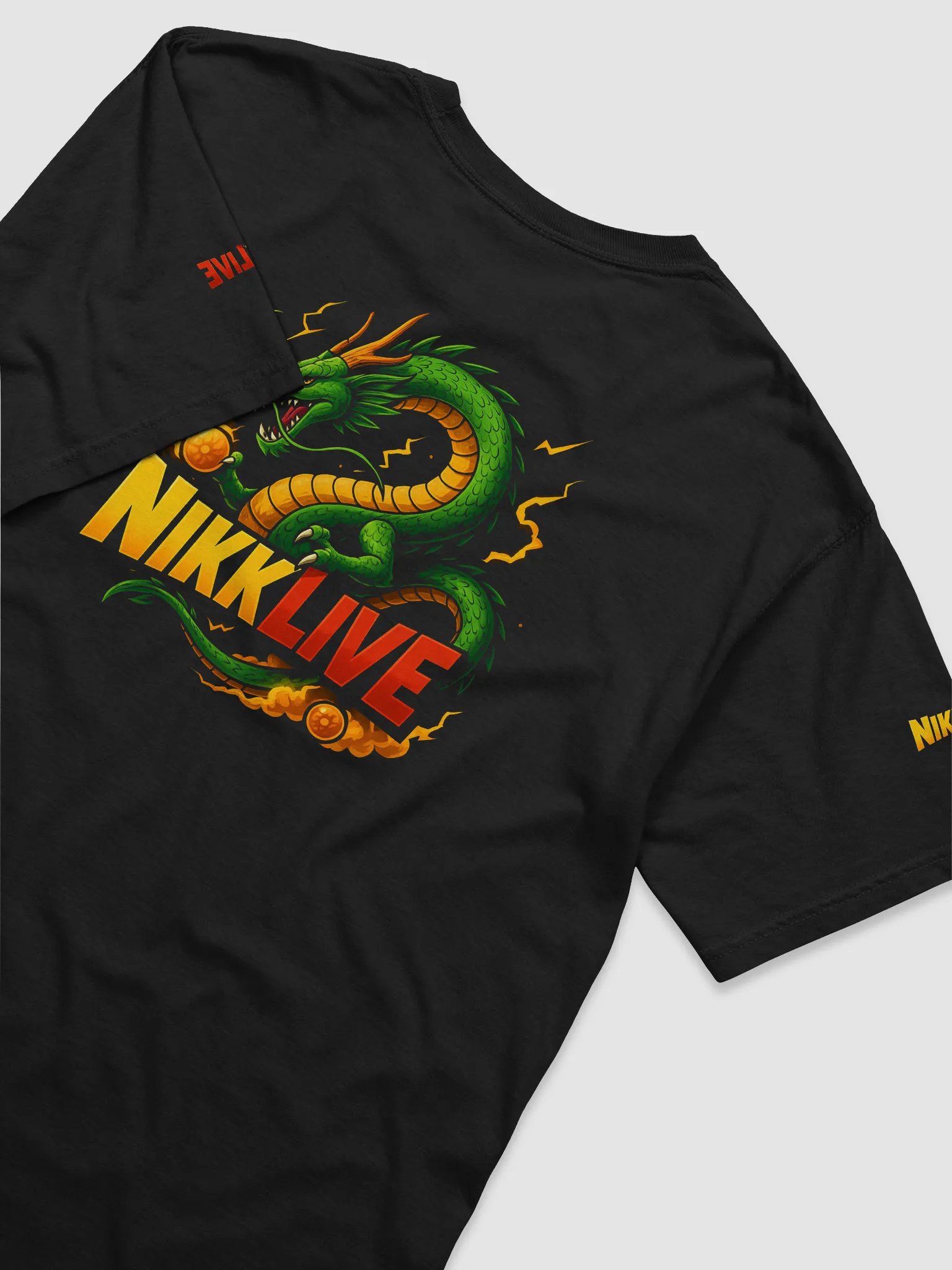 Vibrant Gradient 'NIKK LIVE' T-Shirt product image (4)