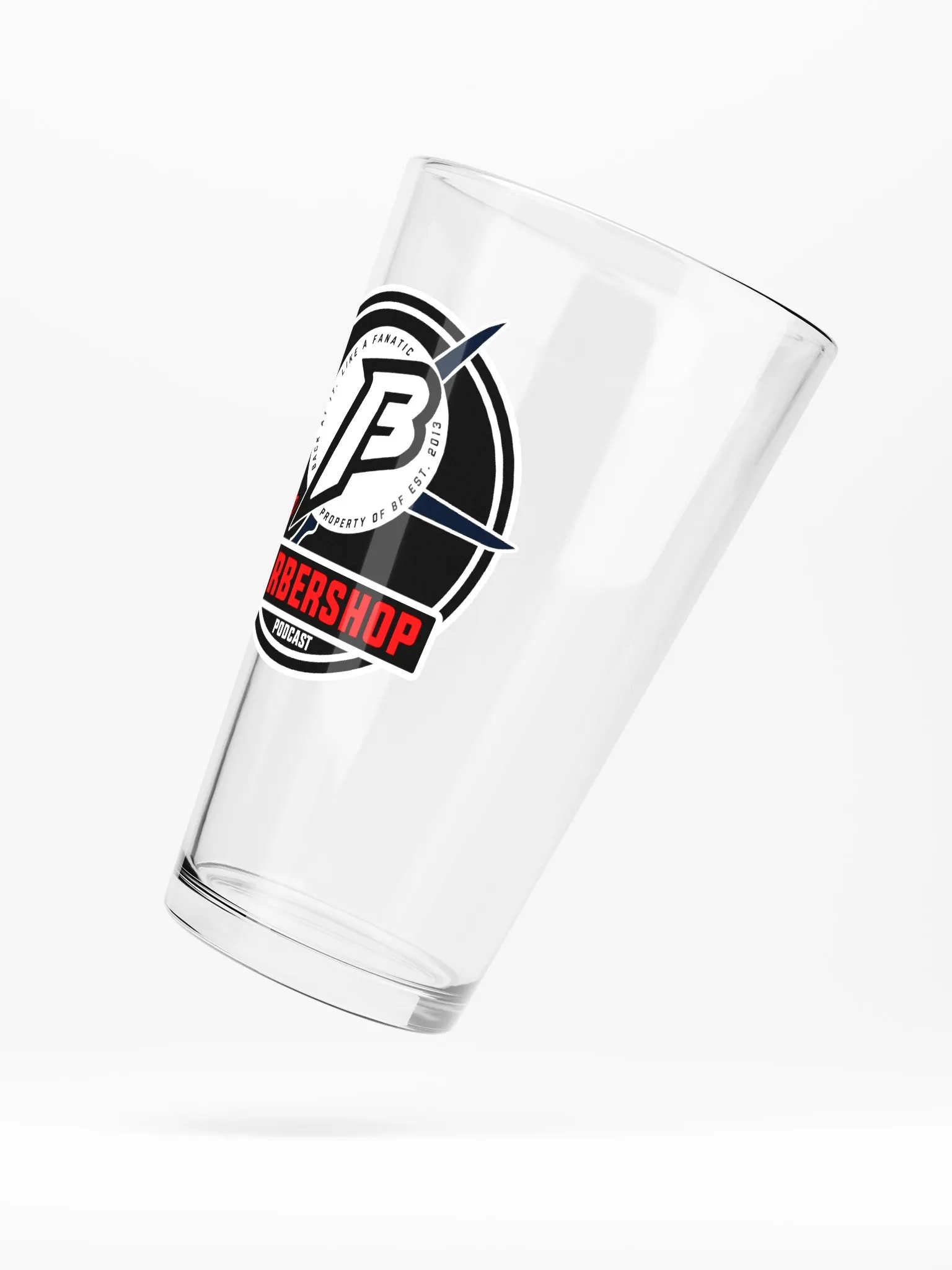 BF Barbershop Pint Glass product image (5)