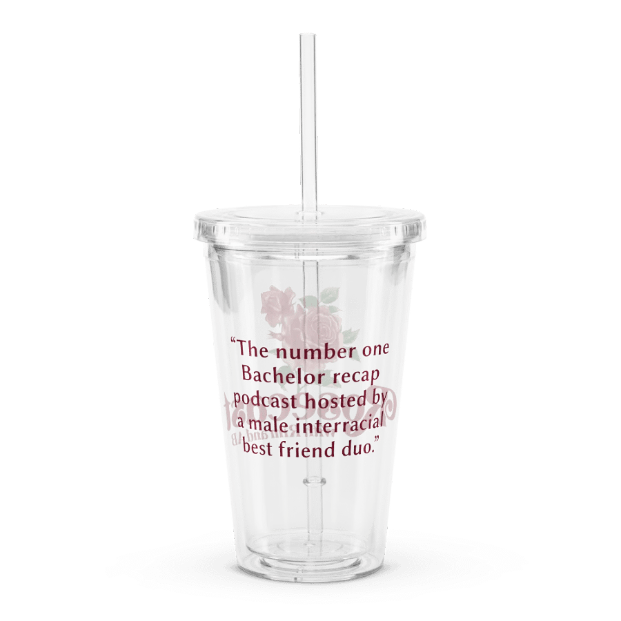 Retro Rose Plastic Tumbler (Doubled-Walled) product image (2)
