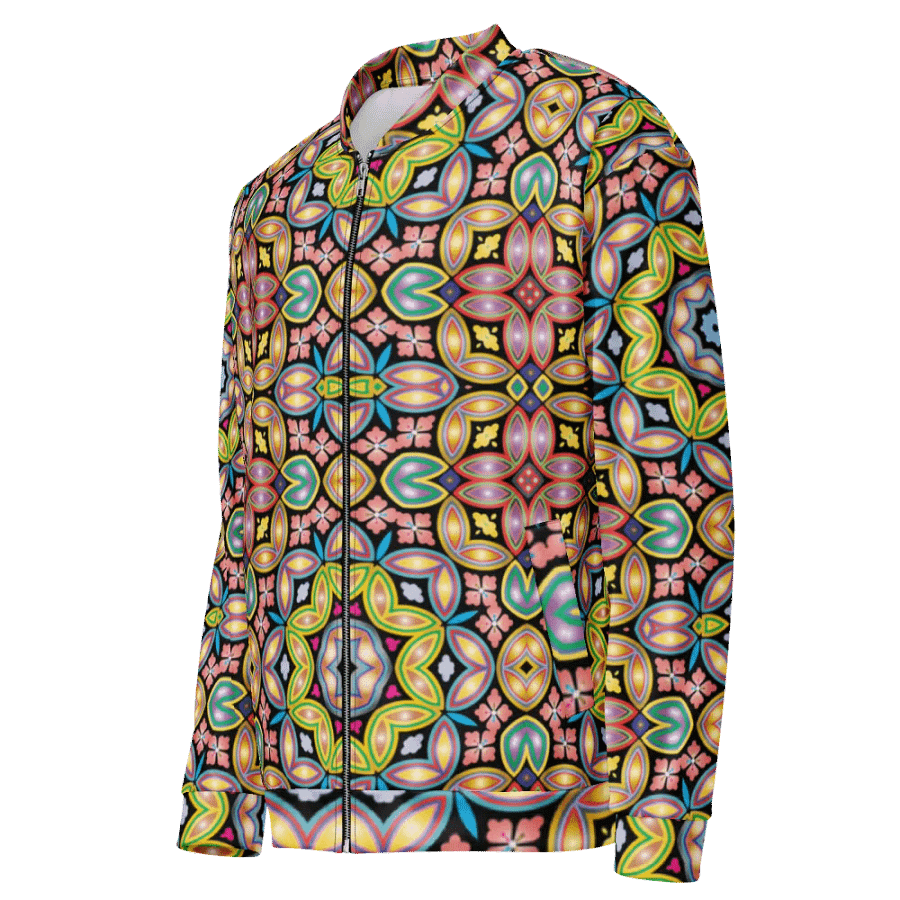 Batik Kawung Red Bomber Jacket product image (3)