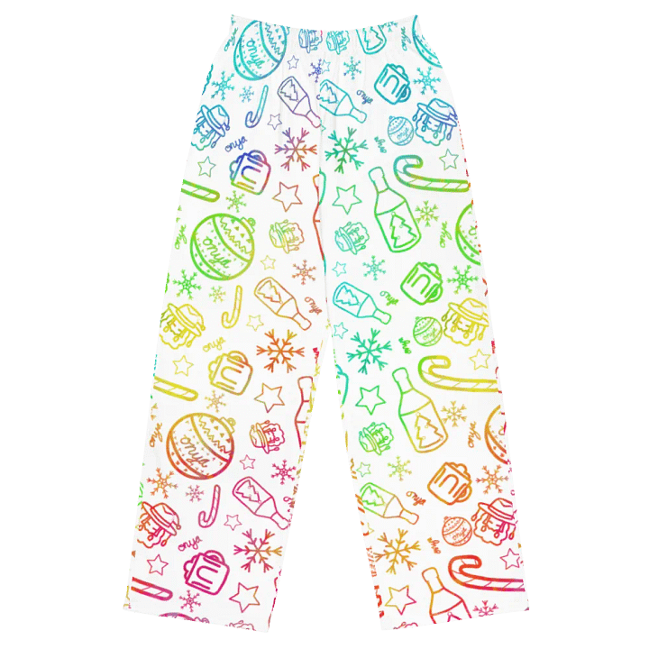 Limited Edition Christmas Rainbow Loose Pants product image (1)
