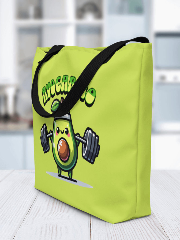 Avocardio Fitness Tote Bag product image (2)