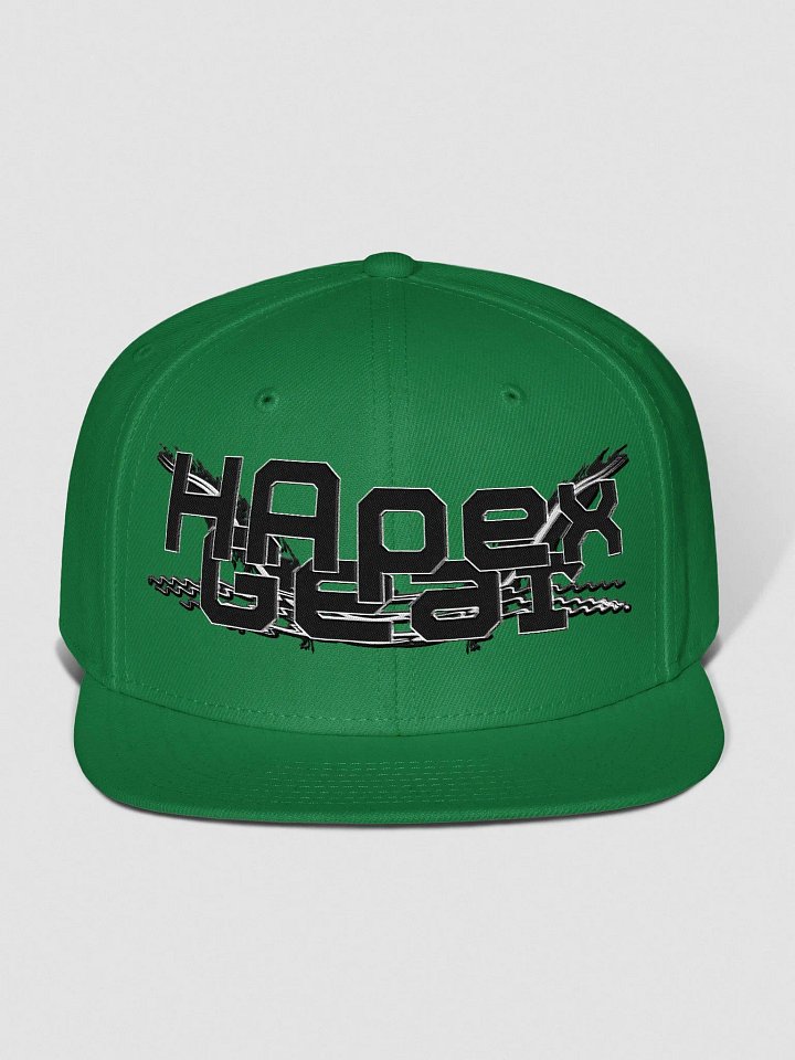 Wool Blend Snapback Cap - Embroidery - Black HApex Gear White Logo Cap product image (1)
