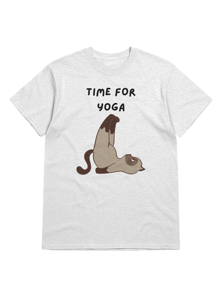 "Whisker Wisdom: Yoga Cat T-Shirt" product image (5)